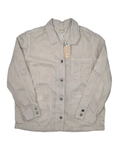 Madewell Jacket Womens XL Grey Maegan Neubeck Dyed Denim Cotton Trucker - Picture 1 of 8