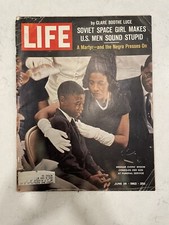 Life Magazine June 28, 1963 - Medgar Evers, Soviet Space Clare Boothe Luce
