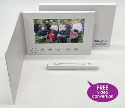 Video Book, 7” Soft Back. 4GB memory. Customizable. Free Conversion Service - Image 1 of 4