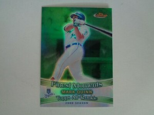2001 Topps Finest Moments Refractor Mark Quinn Card #FM7