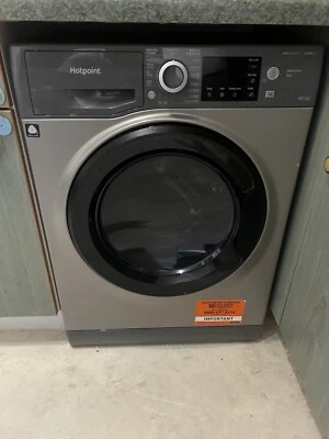 Hotpoint NDB 8635 GK 8 Kg Stacked Washer & Dryer - Grey - Image 1 of 4