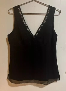 Mossimo Women’s Top 100% Silk Outer Size M - Picture 1 of 8
