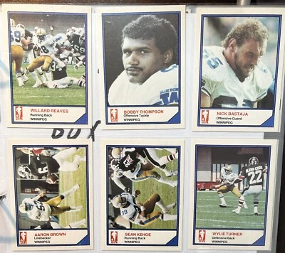 JUEGO DE FÚTBOL AMERICANO JOGO CFL 1983 BREAK-HI GRADO-U PICK INDIVIDUALES-PRINCIPALMENTE RC- Foto 1 de 2