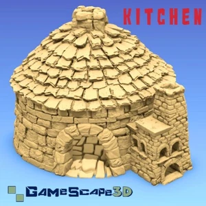 Kitchen & Oven - Cooking Hut - Appliance Building Terrain - Culinary Shack - Picture 1 of 5