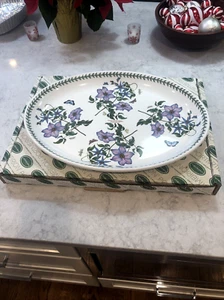 Large 20.5" Oval Portmeirion Clematis Florida Virgins Bower Serving Platter - Picture 1 of 13
