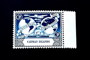 CAYMAN ISLANDS Stamp - 1949 UPU Airplane & Ship Mint OG VLH  r62 - Picture 1 of 2