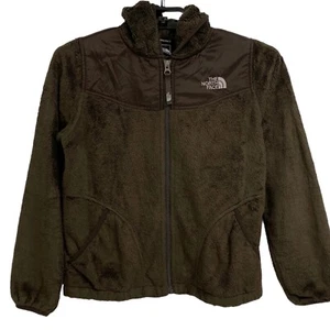 The North Face Osito Denali Brown hoodie Jacket zip up size M 10/12 - Picture 1 of 12