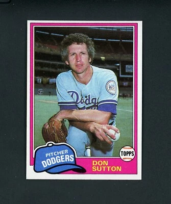 Don Sutton 1981 Topps (HOF) LA Dodgers #605 MINT - Image 1 of 2
