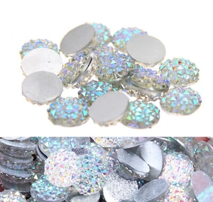 Wholesale 400 pcs 14mm Round Crystal AB Glittery Special Effect Rhinestone - Picture 1 of 1