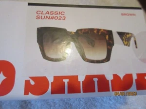 Brand New in Box MAD SHADE Designer Sunglasses Classic Retro SUN S-23 Tortoise - Picture 1 of 2