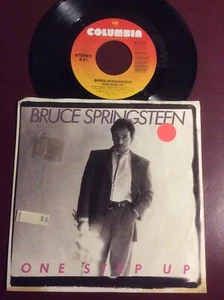 Bruce Springsteen 7” Vinyl 45 One Step Up (Rare) Roulette 1988 CBS LP Tunnel Of - Picture 1 of 4