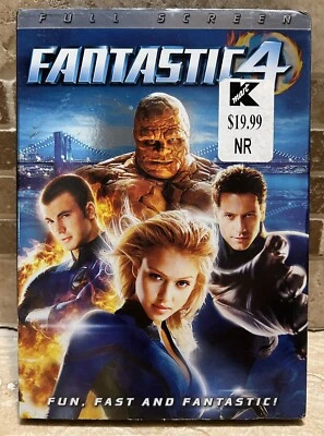 Fantastic 4 DVD 2005 Marvel Chris Evans Alba Action Superhero Movie Movies  Foto 1 de 4