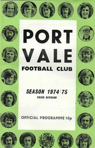 1974 1975 Port Vale v Huddersfield - Picture 1 of 1