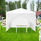 10 X 10 Pop Up Canopy Commercial Tent Outdoor Party 4 Removable Sidewalls Incl