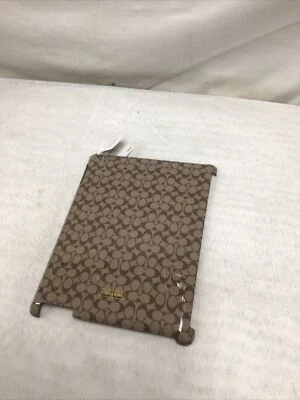 Coach Signature Molded iPad Hardshell Case Cover F66676 Khaki/MAHOGANY - Image 1 of 4