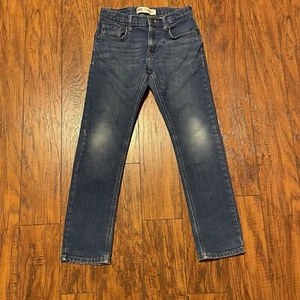 Levis 511 Performance Slim Jeans Boys Size 12 Regular 26X27 Dark Wash Denim Pant - Picture 1 of 16
