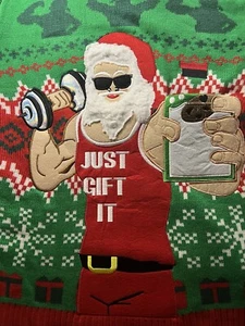 Suéter Grande Blizzard Bay Body Builder Regalos y Santa Feo Navidad En Julio - Imagen 1 de 10