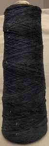 CHENILLE YARN CONE - MIDNIGHT BLUE Total 1 lb. 9 ¼ oz. - 1900 YPP Acrylic #27 - Picture 1 of 8