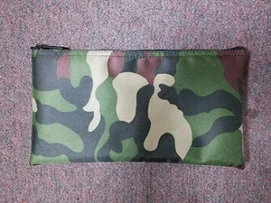 1 Brand New Camo Heavy Duty Nylon Bank Deposit Money Bag Tool Organizer - Picture 1 of 1