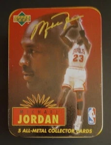 1996 Upper Deck MICHAEL JORDAN 5 All-Metal Collector Card Set NBA - Picture 1 of 5