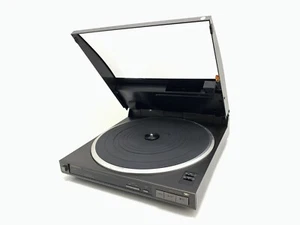 TECHNICS SL J11 D Belt Drive Linear Track Turntable Vintage 1985 Work Good Look - Imagen 1 de 18