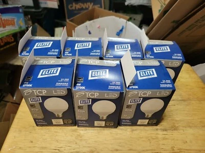 TCP Elite LED 4W G25 Dimmable 2700K LED5G25D27KF Set of 7 - Image 1 of 4