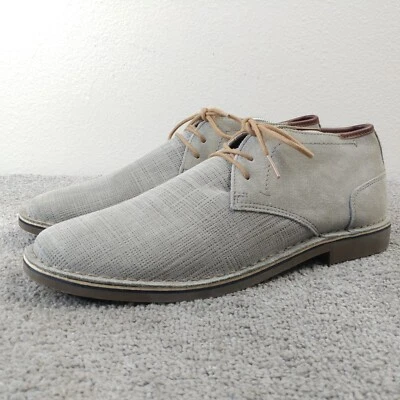 Kenneth Cole Reaction Desert Chukka Bota Para Hombres Talla 11.5 Botines Gris Zapatos Foto 1 de 4