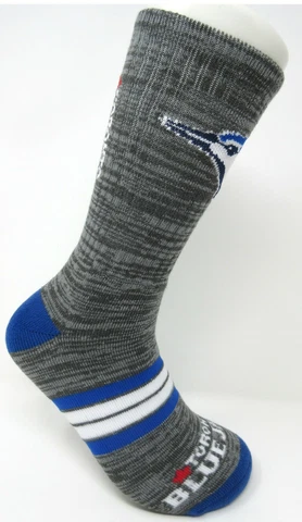 Toronto Blue Jays MLB For Bare Feet The Quad Deuce Crew Socks *Medium Cover