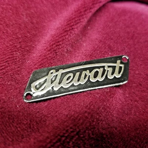 Emblema del radiador de camión Stewart INSERTO  - Imagen 1 de 5