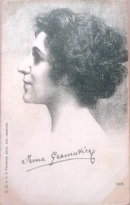 Italian Illustrator Irma Grammar Actress PC Circa 1900 - Picture 1 of 2
