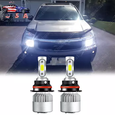 6000K 2X Front LED Headlight High/Low Beam Bulbs For Chevrolet Equinox 2005-2009 - Image 1 of 4