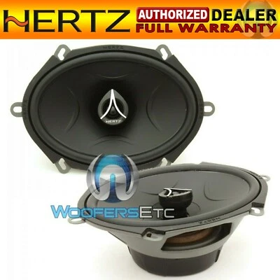 HERTZ ECX 570.5 CAR AUDIO 5"x7" 210W 2-WAY ENERGY TWEETERS COAXIAL SPEAKERS NEW - Image 1 of 4