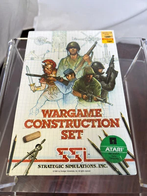 WARGAME CONSTRUCTION SET by Strategic Simulations Atari Computer BIG box Sealed - Image 1 of 4