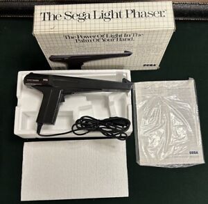 Vintage Sega Master System Light Phaser Gun 100% Complete Clean