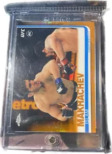 2019 UFC Topps Chrome #92 RC Islam Makhachev Silver Orange Refractor /25 LOW POP - Picture 1 of 2