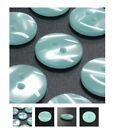 20x Beautiful Aqua Shimmer Buttons (15mm/24L), perfect for Baby garments*