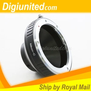 Nikon F AI-S AF lens to C mount 16mm Film / Cine camera adapter Eclair Bolex NPR - Picture 1 of 2