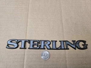 Sterling OEM 9" Vintage Plastic Emblem Badge Logo Nameplate Name Insignia - Picture 1 of 4