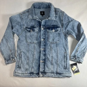 Art Class Girls XL 14Distressed Jean Jacket Denim Long Sleeve Acid Wash - Picture 1 of 10