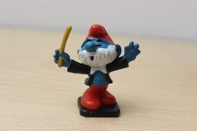 2.0092 Dirigent Schlumpf Schlümpfe Smurfs Bully Schleich Peyo Smurf - Bild 1 von 3
