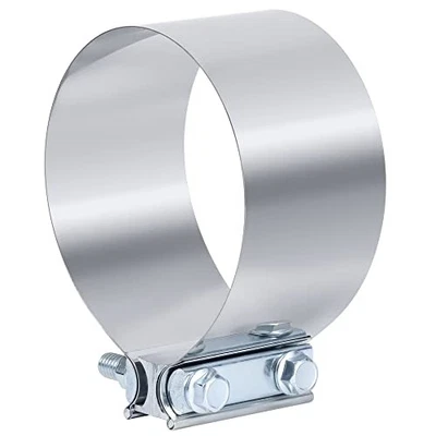 Abrazadera de escape de 8 pulgadas, banda de tubo de silenciador de escape de junta a tope de 8 pulgadas 8 pulgadas 1 pieza Foto 1 de 4