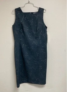 AB Byer California Studio Women's Dark Blue Sleeveless Dress Sz 10 NWT - Picture 1 of 5