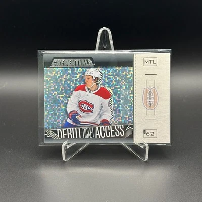 2023-24 UD Credentials OWEN BECK #186 Debut Ticket Access Ice Blue /399 RC - Image 1 of 4