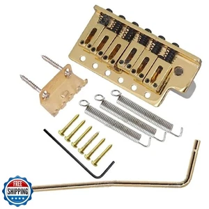 Gold Left-Handed Guitar Lefty Tremolo Bridge System per chitarra elettrica Strat - Foto 1 di 5