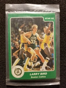 Star Arena Celtics 1985 bolsa sellada de fábrica juego completo 9 tarjetas - Imagen 1 de 2