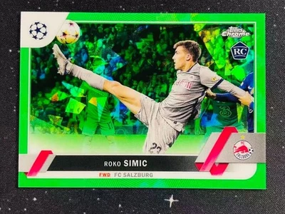 Roko Simic 2022-23 Topps Chrome UEFA Sapphire Edition Green 47/70 RC #121 - Image 1 of 2