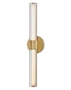 Lacquered Brass LED Vanity from the Georgette Collection - Picture 1 of 1