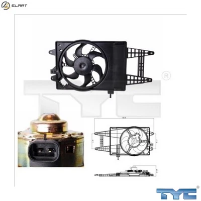 FAN ENGINE COOLING 809-0004 FOR FIAT IDEA PUNTO/Hatchback/Van LANCIA 1.4L PUNTO - Image 1 of 4
