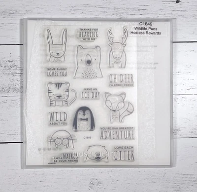 🦊 Close to My Heart C1849 – Wildlife Puns - 邮票套装(已退休) — 第 1/2 张图片