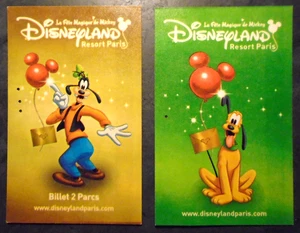 Due biglietti Disneyland Paris ingresso 2009 RARI in ottime condizioni - Foto 1 di 2